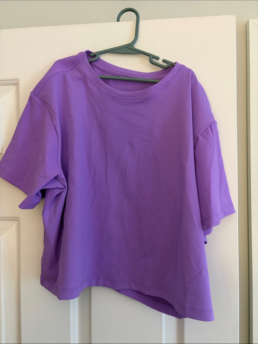 Yitty Purple Cropped Workout Top LIKE NEW